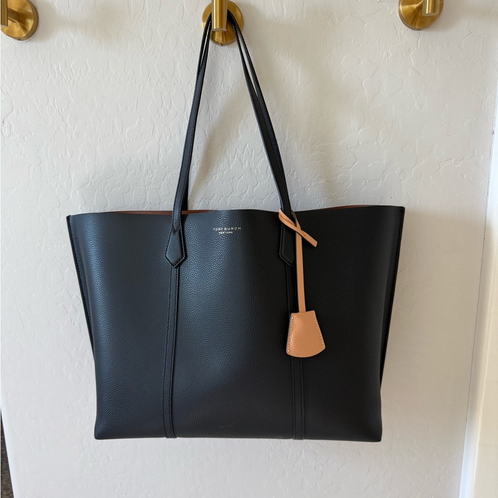 Tory Burch Perry Tote Bag with Structured Design